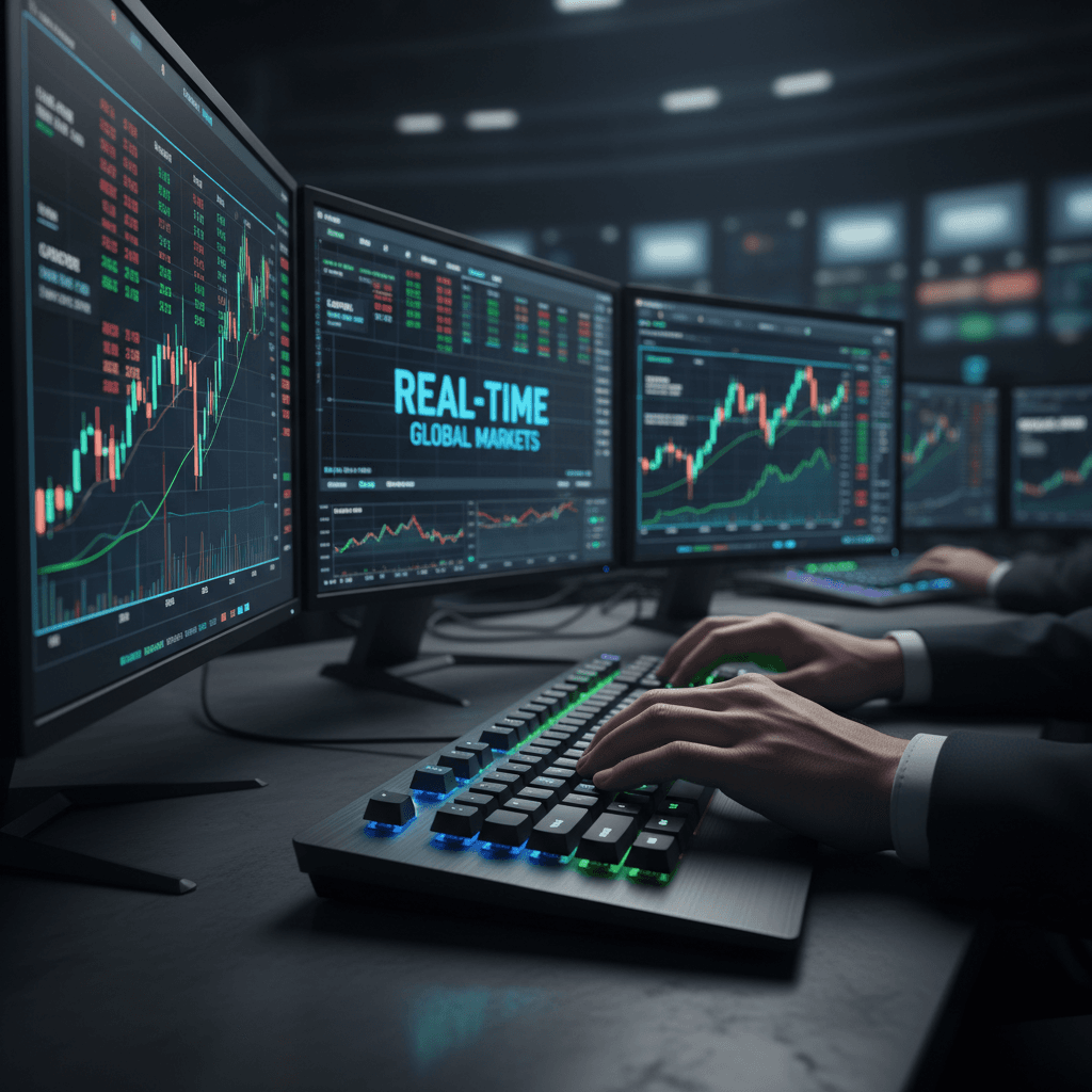 Real-time market analysis dashboard with AI insights