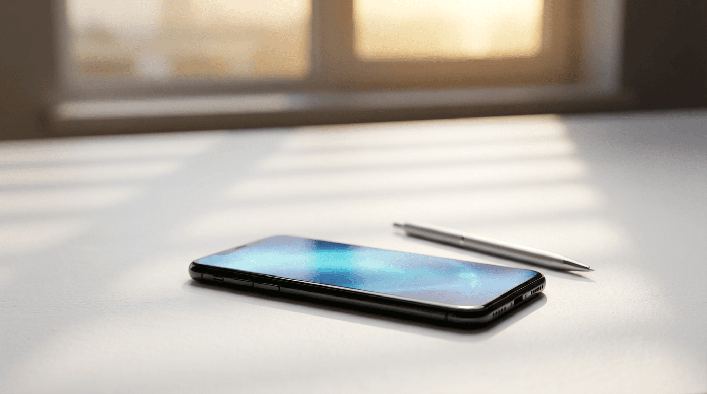 Mobile app showing custom risk management controls
